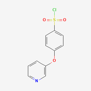 B2927142 4-(Pyridin-3-yloxy)benzene-1-sulfonyl chloride CAS No. 129623-61-6; 694471-97-1
