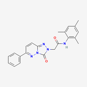molecular formula C22H21N5O2 B2927208 N-mesityl-2-(3-oxo-6-phenyl-[1,2,4]triazolo[4,3-b]pyridazin-2(3H)-yl)acetamide CAS No. 1251601-93-0