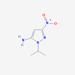 molecular formula C6H10N4O2 B2927322 3-nitro-1-(propan-2-yl)-1H-pyrazol-5-amine CAS No. 2226183-01-1