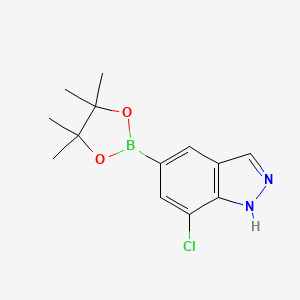 7-Chloro-5-(4,4,5,5-tetramethyl-1,3,2-dioxaborolan-2-YL)-1H-indazole