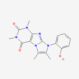 8-(2-hydroxyphenyl)-1,3,6,7-tetramethyl-1H-imidazo[2,1-f]purine-2,4(3H,8H)-dione