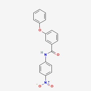 molecular formula C19H14N2O4 B2927473 N-(4-nitrophenyl)-3-phenoxybenzamide CAS No. 313648-00-9