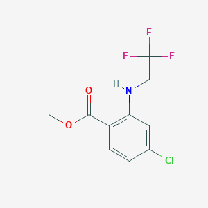 Methyl 4-chloro-2-(2,2,2-trifluoroethylamino)benzoate