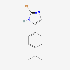 2-bromo-5-[4-(propan-2-yl)phenyl]-1H-imidazole