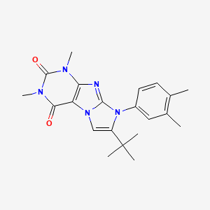 7-(tert-butyl)-8-(3,4-dimethylphenyl)-1,3-dimethyl-1H-imidazo[2,1-f]purine-2,4(3H,8H)-dione