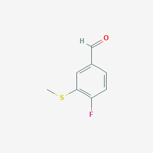 4-Fluoro-3-(methylthio)benzaldehyde