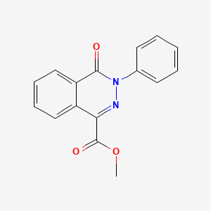 molecular formula C16H12N2O3 B2927540 Methyl 4-oxo-3-phenyl-3,4-dihydrophthalazine-1-carboxylate CAS No. 16015-51-3