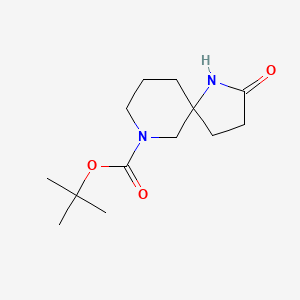 molecular formula C13H22N2O3 B2927650 Tert-butyl 2-oxo-1,7-diazaspiro[4.5]decane-7-carboxylate CAS No. 1158749-85-9
