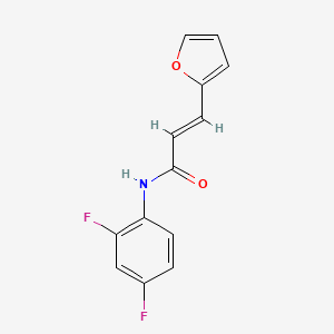 (2E)-N-(2,4-difluorophenyl)-3-(furan-2-yl)prop-2-enamide