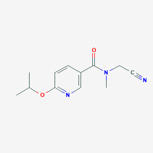 N-(cyanomethyl)-N-methyl-6-(propan-2-yloxy)pyridine-3-carboxamide