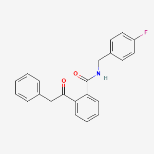 N-(4-fluorobenzyl)-2-(2-phenylacetyl)benzenecarboxamide