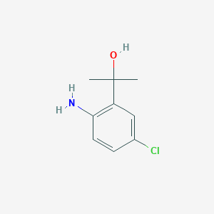 molecular formula C9H12ClNO B2927721 2-(2-Amino-5-chlorophenyl)propan-2-ol CAS No. 21740-91-0