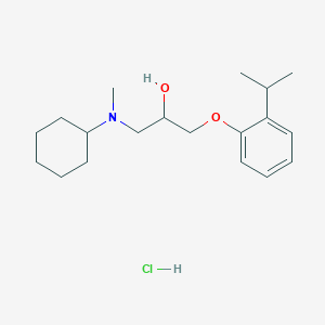 1-(Cyclohexyl(methyl)amino)-3-(2-isopropylphenoxy)propan-2-ol hydrochloride