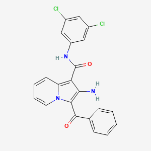 2-amino-3-benzoyl-N-(3,5-dichlorophenyl)indolizine-1-carboxamide