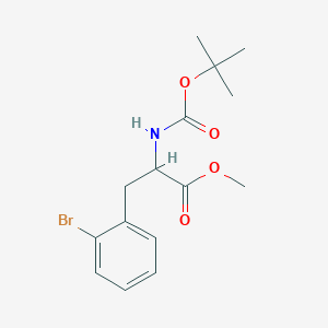 Methyl 3-(2-bromophenyl)-2-{[(tert-butoxy)carbonyl]amino}propanoate