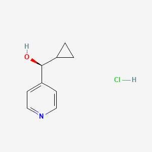 (S)-Cyclopropyl(pyridin-4-yl)methanol;hydrochloride