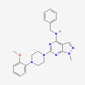 N-benzyl-6-[4-(2-methoxyphenyl)piperazin-1-yl]-1-methyl-1H-pyrazolo[3,4-d]pyrimidin-4-amine