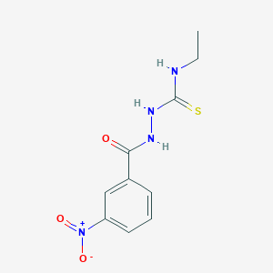 N-ethyl-2-(3-nitrobenzoyl)hydrazinecarbothioamide
