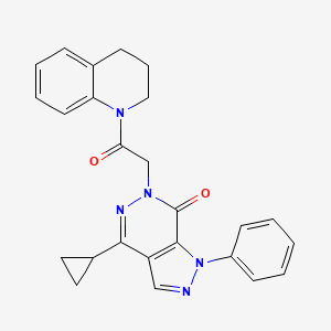 4-cyclopropyl-6-(2-(3,4-dihydroquinolin-1(2H)-yl)-2-oxoethyl)-1-phenyl-1H-pyrazolo[3,4-d]pyridazin-7(6H)-one