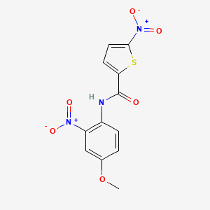 N-(4-methoxy-2-nitrophenyl)-5-nitrothiophene-2-carboxamide