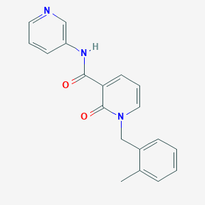 1-(2-methylbenzyl)-2-oxo-N-(pyridin-3-yl)-1,2-dihydropyridine-3-carboxamide