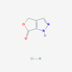 2,4-Dihydro-6H-furo[3,4-c]pyrazol-6-one hydrochloride