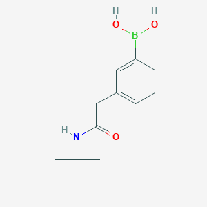 3-[(tert-Butylcarbamoyl)methyl]phenylboronic acid