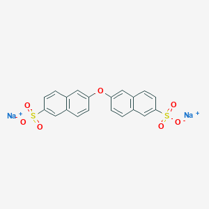 molecular formula C20H12Na2O7S2 B029280 Disodium 6,6'-Oxybis(2-naphthalenesulfonate) CAS No. 61551-82-4