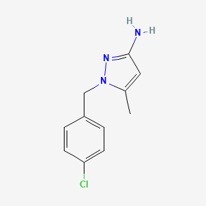 1-(4-chlorobenzyl)-5-methyl-1H-pyrazol-3-amine