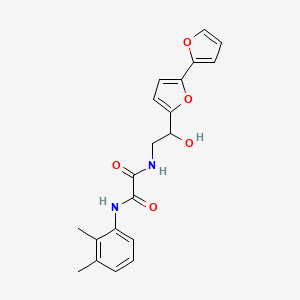 molecular formula C20H20N2O5 B2928011 N-(2-{[2,2'-bifuran]-5-yl}-2-hydroxyethyl)-N'-(2,3-dimethylphenyl)ethanediamide CAS No. 2320539-07-7