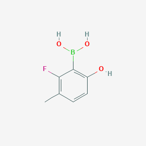 (2-Fluoro-6-hydroxy-3-methylphenyl)boronic acid