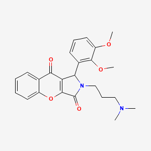 1-(2,3-Dimethoxyphenyl)-2-(3-(dimethylamino)propyl)-1,2-dihydrochromeno[2,3-c]pyrrole-3,9-dione