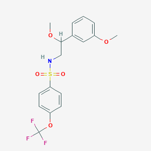 N-(2-methoxy-2-(3-methoxyphenyl)ethyl)-4-(trifluoromethoxy)benzenesulfonamide