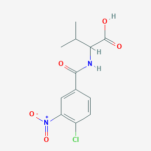 2-[(4-Chloro-3-nitrophenyl)formamido]-3-methylbutanoic acid