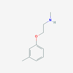 molecular formula C10H15NO B2928068 Methyl[2-(3-methylphenoxy)ethyl]amine CAS No. 200350-18-1