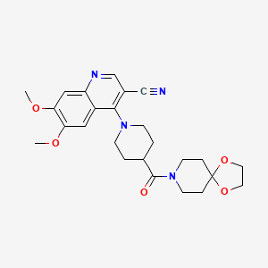 1-({4-[5-(Piperidin-1-ylcarbonyl)-1,2,4-oxadiazol-3-yl]phenyl}sulfonyl)azepane