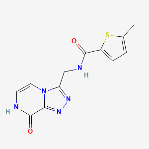 N-((8-hydroxy-[1,2,4]triazolo[4,3-a]pyrazin-3-yl)methyl)-5-methylthiophene-2-carboxamide