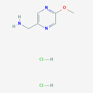 (5-Methoxypyrazin-2-yl)methanamine dihydrochloride