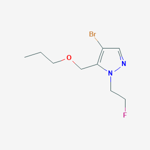 4-bromo-1-(2-fluoroethyl)-5-(propoxymethyl)-1H-pyrazole