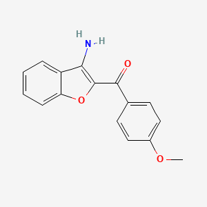 (3-Amino-1-benzofuran-2-yl)(4-methoxyphenyl)methanone