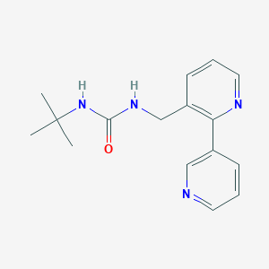 1-([2,3'-Bipyridin]-3-ylmethyl)-3-(tert-butyl)urea