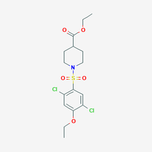 Ethyl 1-(2,5-dichloro-4-ethoxyphenyl)sulfonylpiperidine-4-carboxylate