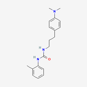 1-(3-(4-(Dimethylamino)phenyl)propyl)-3-(o-tolyl)urea