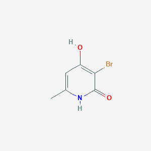 3-bromo-4-hydroxy-6-methylpyridin-2(1H)-one