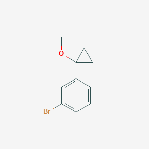 1-Bromo-3-(1-methoxycyclopropyl)benzene