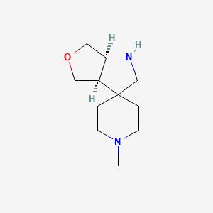 B2928247 Rel-(3aR,6aS)-1'-methylhexahydrospiro[furo[3,4-b]pyrrole-3,4'-piperidine] CAS No. 2230798-95-3