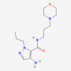 4-Amino-N-(3-morpholin-4-ylpropyl)-1-propyl-1H-pyrazole-5-carboxamide