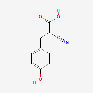 2-Cyano-3-(4-hydroxyphenyl)propanoic acid