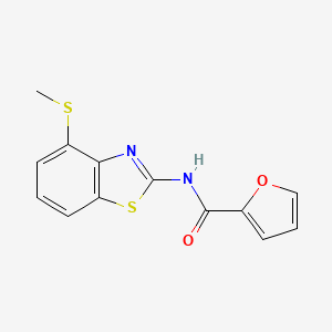 N-(4-(methylthio)benzo[d]thiazol-2-yl)furan-2-carboxamide