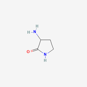 molecular formula C4H8N2O B2928344 3-Aminopyrrolidin-2-one CAS No. 2483-65-0; 856175-87-6